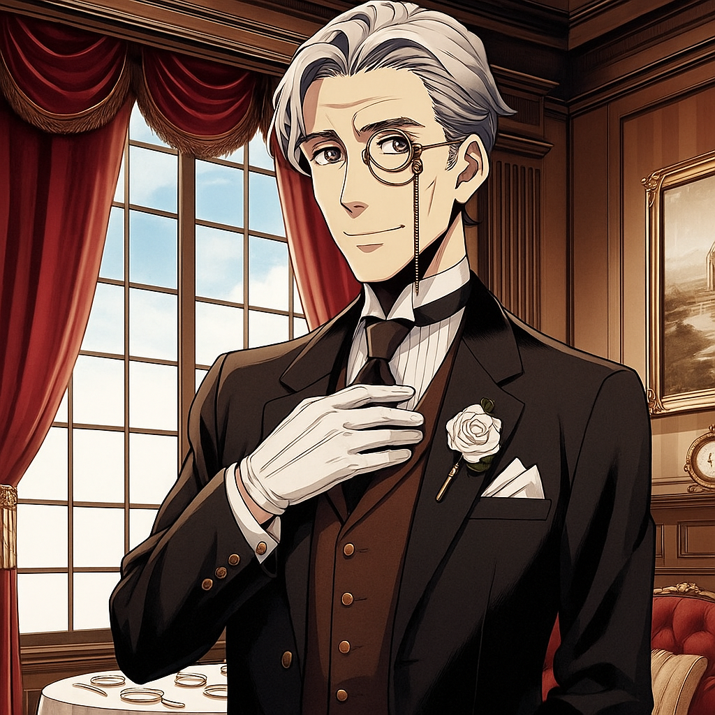 「悪役令嬢、生成AI時代にあえてSEOを学ぶ」の老執事、スティーブンス